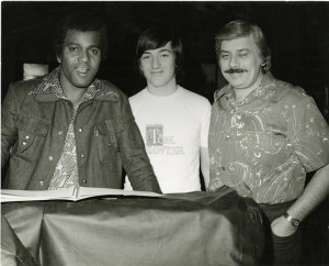 Jeff Sherman with his Dad and Charley Pride