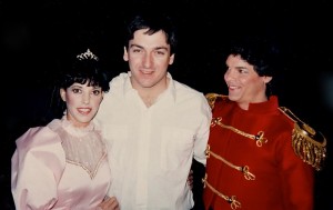 Jeff on the set of "The Steadfast Tin Soldier" with Robert Shields and Lorene Yarnell 